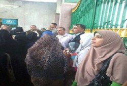 أمن الانقلاب يحتجز طالبات كلية الدراسات الإسلامية بكفر الشيخ