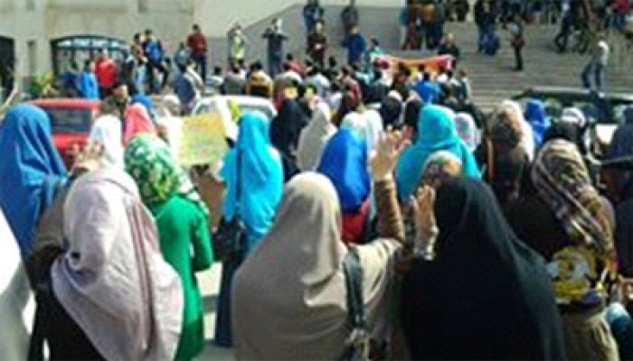 بالصور.. مسيرة طالبات كلية الدراسات الإسلامية بكفر الشيخ