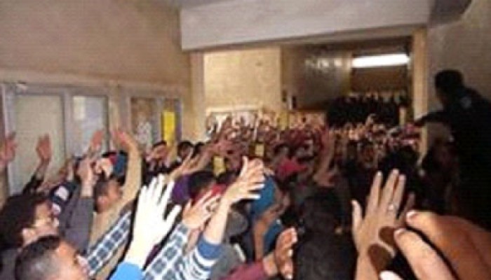 مسيرة حاشدة بتفهنا الأشراف تهتف: يا داخلية لمي كلابك مش بنخاف من إرهابك