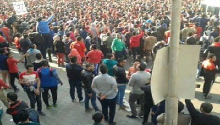 روابط الألتراس تتظاهر ضد ممارسات داخلية الانقلاب