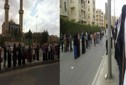 بالصور.. وقفات فراشة لثوار أكتوبر في أول أيام أسبوع "الشارع لنا"