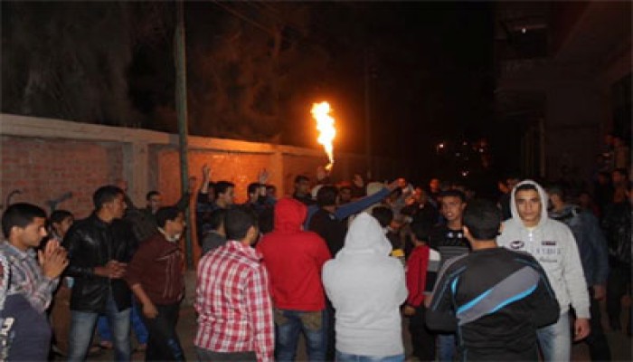 مسيرة ووقفة بالزقازيق وأبو حماد رفضًا لحكم الصهاينة والأمريكان