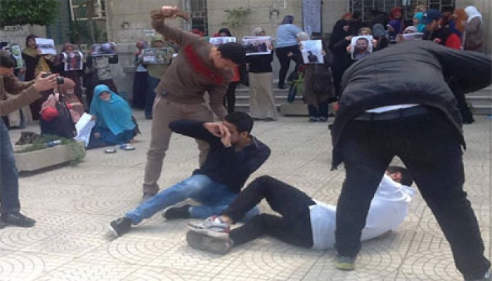 هندسة القاهرة تنظم فعالية تندد بحكم العسكر