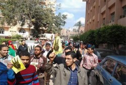 طلاب المنوفية يواصلون انتفاضتهم ضد الانقلاب العسكري