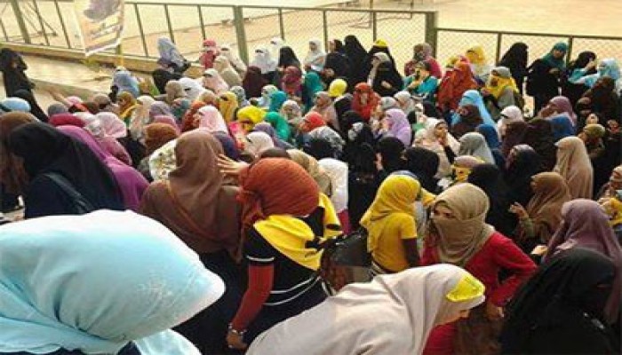 "طالبات الأزهر": الحرائر لن يقبلن الإهانة ولن يكسر إرادتهن جلاد