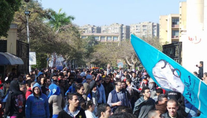مظاهرة بجامعة عين شمس ضمن "التصعيد الثوري"