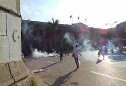 إصابة نجل رئيس جامعة القاهرة بخرطوش أمن الانقلاب
