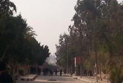 داخلية الانقلاب تقتحم المدينة الجامعية للأزهر وتطلق الخرطوش