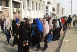 طلاب جامعة القناة يواصلون فعالياتهم المناهضة للانقلاب