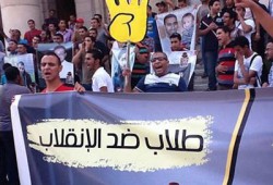 "الانقلاب يفصل المتحدث باسم "طلاب ضد الانقلاب" عامين