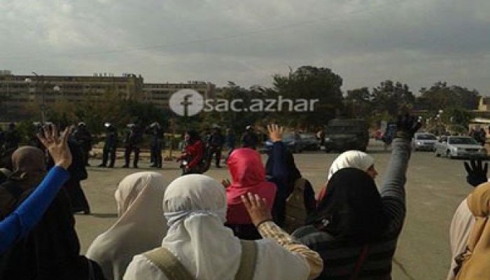 بث مباشر.. انتفاضة حرائر الأزهر بالقاهرة ضد جرائم الانقلابيين