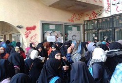 أمن الانقلاب يمنع مرور حرئر الأزهر لدراسات إنسانية وعلوم وتجارة