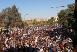 الآلاف من أحرار الأزهر ينظمون مسيرات داخل المدينة وخارجها
