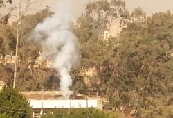 أمن الانقلاب يطلق الغاز المسيل على طلاب المدينة الجامعية بالقاهرة