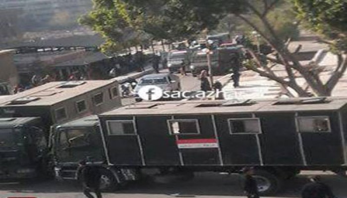 كر وفر بين الطلاب وأمن الانقلاب بحرم الأزهر