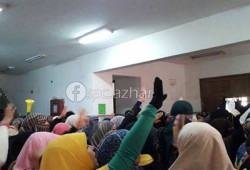 طالبات طب أسنان أزهر القاهرة يواصلن إضرابهن عن الدراسة