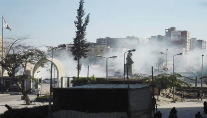 طلاب ضد الانقلاب بجامعة أسيوط يحذرون الأمن من استخدام البلطجية