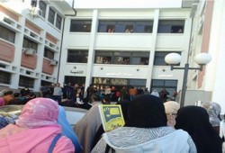 فعاليات جامعة القناة ضد الانقلاب العسكري تتواصل بالإسماعيلية