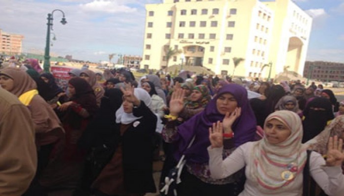 طالبات دراسات كفر الشيخ يتضامن مع حرائر أزهر القاهرة