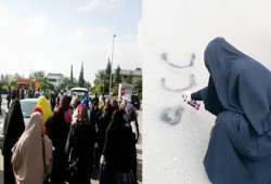 طلاب جامعة قناة السويس الثائرون يهتفون: مش هنعيش عبيد لبيادة