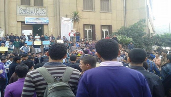 طلاب الأزهر بالدراسة ينتفضون ضد حكم العسكر