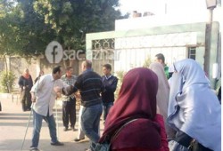 الاعتداء على حرائر الأزهر عند بوابة "طب"