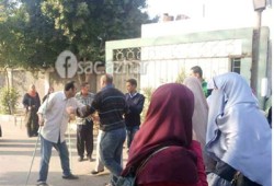 الاعتداء على حرائر الأزهر عند بوابة "طب"