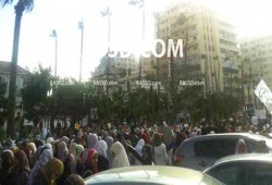 بث مباشر.. مظاهرة طلاب الإسكندرية تصل القائد إبراهيم لأول مرة