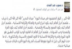 "صفوت عبد الغني": دخول التحرير أكبر دليل على أن الثورة يقودها الشباب