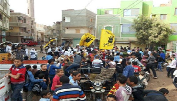 بندر الفيوم ينتفض نصرة للحرائر ويطالب برحيل العسكر