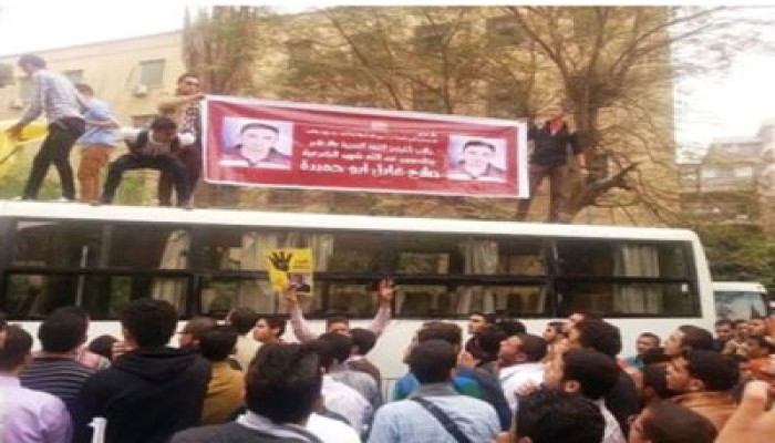 بالصور.. مسيرة حاشدة لطلاب الأزهر بالدراسة ضد حكم العسكر