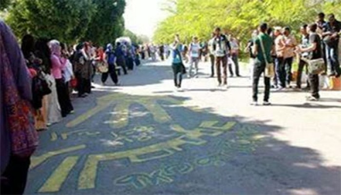 "طلاب ضد الانقلاب" بأسوان تهدد بالاعتصام داخل الجامعة