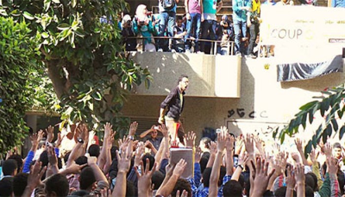 جامعة القاهرة تثور لحرائر الإسكندرية بمسيرات حاشدة