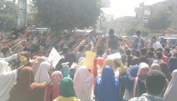 فصل 5 طلاب من المدينة الجامعية بالمنوفية لرفضهم الانقلاب