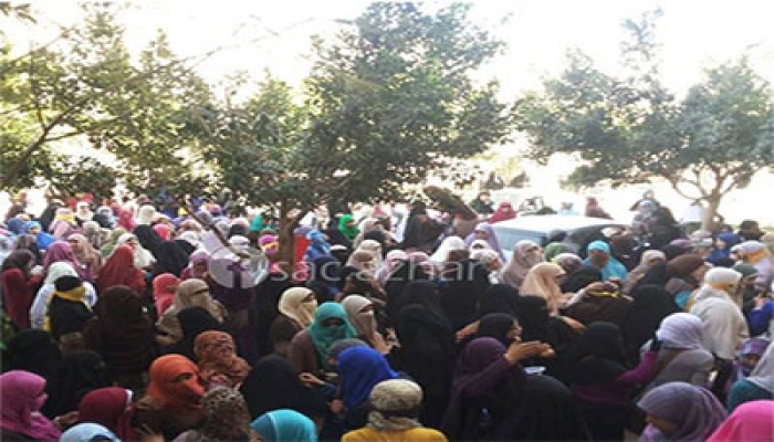 بالصور.. حرائر الأزهر ينطلقن بمسيرة بعد تحرير الطالبتين