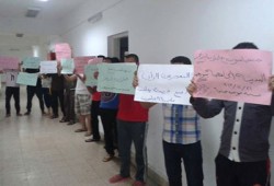 طلاب بورسعيد يتظاهرون فجرًا تضامنًا مع الأزهر