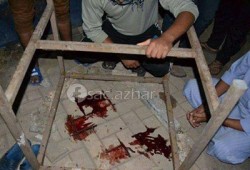 مظاهرة طلابية بجامعة المنصورة احتجاجًا على اعتداء الانقلاب على طلاب الأزهر