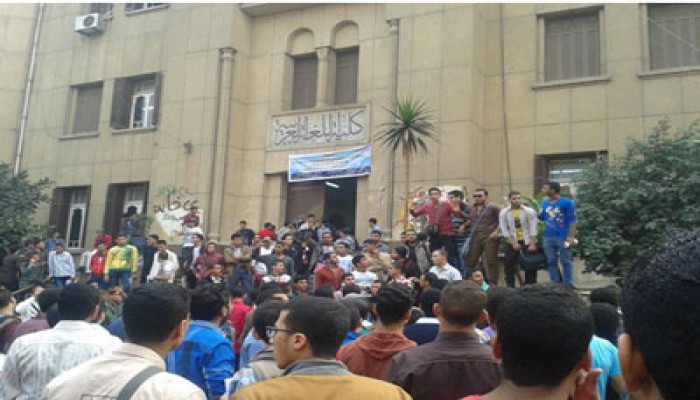 وقفة بأزهر الدراسة للمطالبة برحيل العسكر