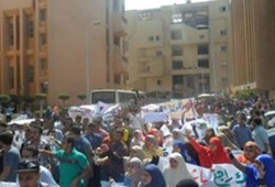طلاب المنوفية: لا مقايضة على الحريات ونرفض العنف