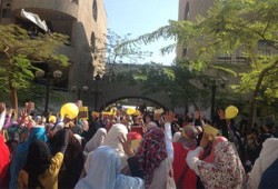 اعتصام مفتوح بحاسبات حلوان للإفراج عن الطلاب المعتقلين