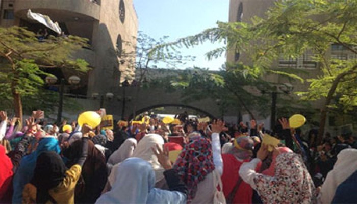 اعتصام مفتوح بحاسبات حلوان للإفراج عن الطلاب المعتقلين
