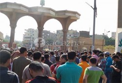 بالصور.. مظاهرة حاشدة لطلاب الأزهر ضد أحكام حبس زملائهم