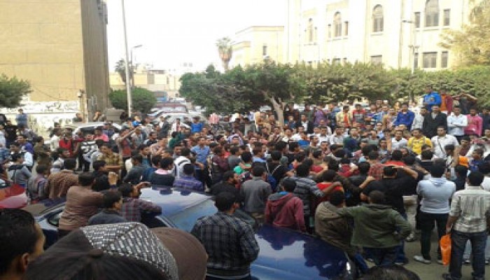 تظاهرات بأزهر الدراسة للتنديد بالانقلاب العسكري