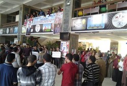 طلاب جامعتي السادات والمنوفية ينتفضون رفضًا للمحاكمة العبثية