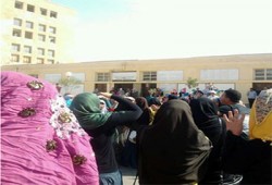 مسيرات بجامعة قناة السويس تمهيدًا لانتفاضة الغد