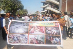 بث مباشر.. وقفة لطلاب تربية رياضية بأسيوط للتنديد بحكم العسكر