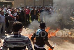 بلطجية الانقلاب يعتدون على طلاب أزهر تفهنا وإصابة 40 طالبًا