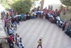 انطلاق فعاليات "الصمود" الرافضة للانقلاب بجامعة المنيا