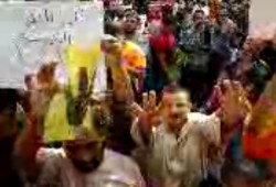 بالفيديو.. "كفر الفقهاء" بالقليوبية ينتفض ضد الانقلاب ويهنئ الرئيس مرسي بالعيد