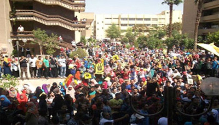 لليوم الثاني.. جامعة حلوان تنتفض ضد عسكرة الدولة